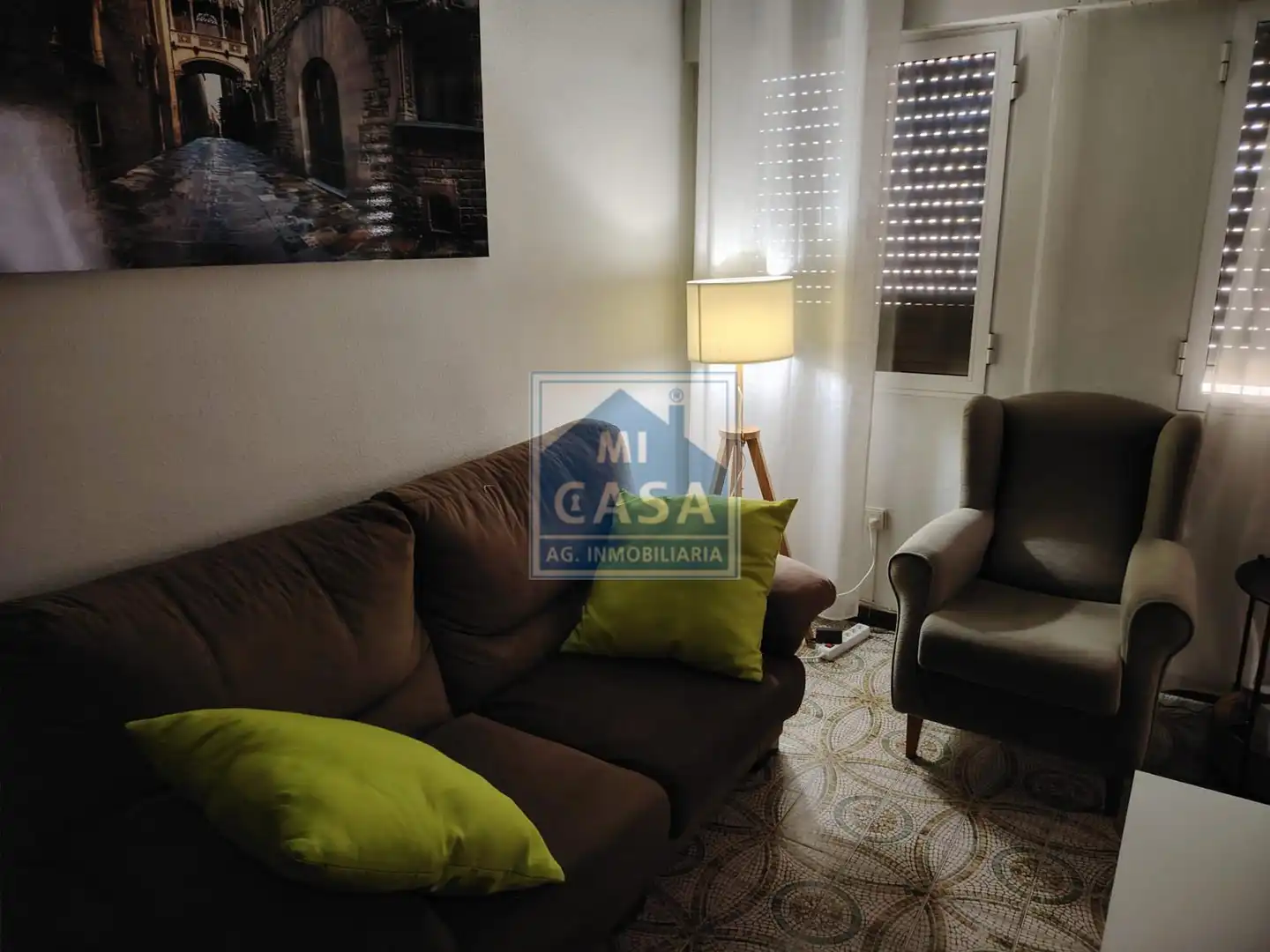 Sala de estar de Piso de alquiler en Mérida con Calefacción, Amueblado y Balcón