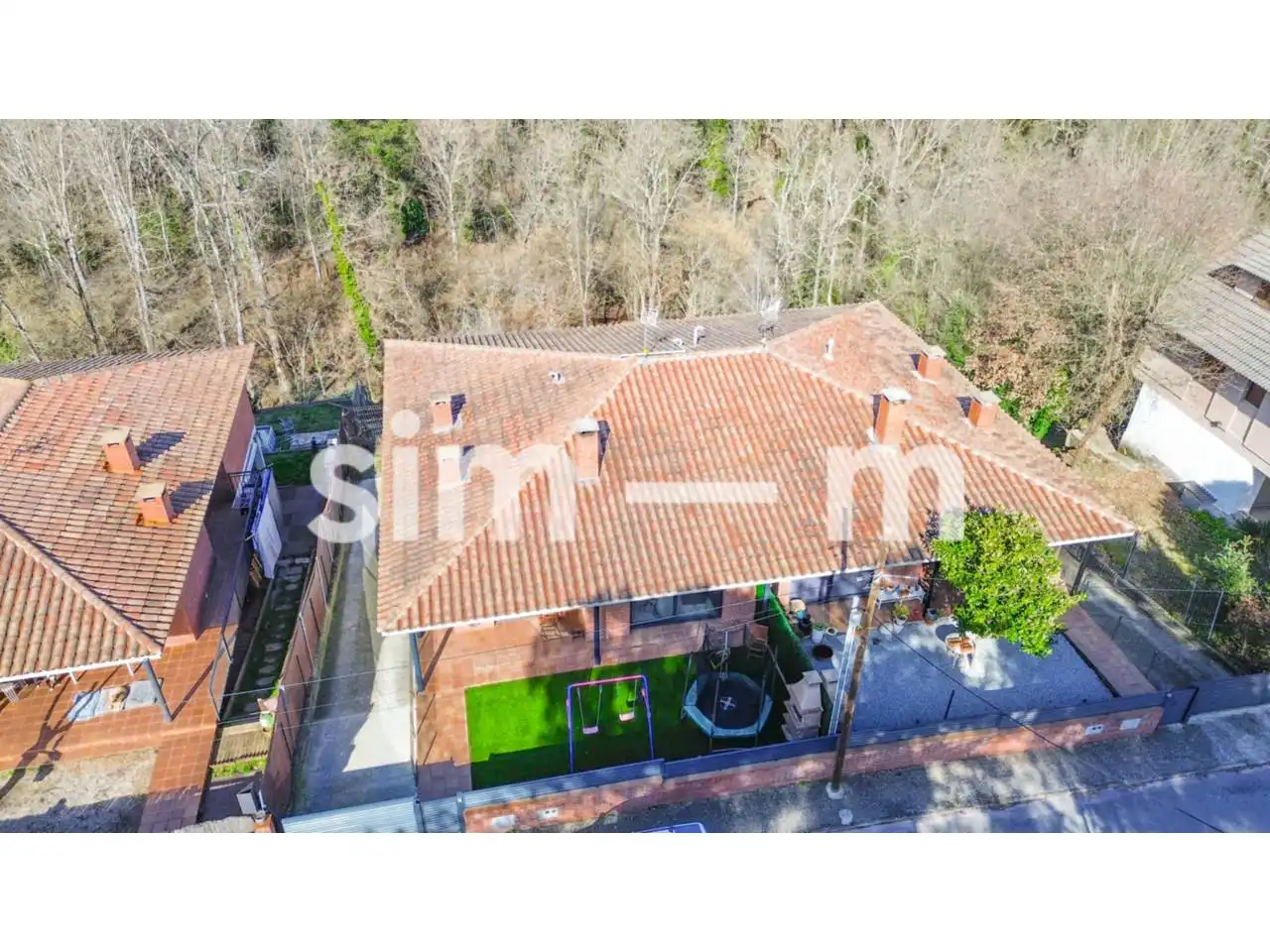 Jardí de Casa adosada en venda en Viladrau amb Aire condicionat, Calefacció i Jardí privat