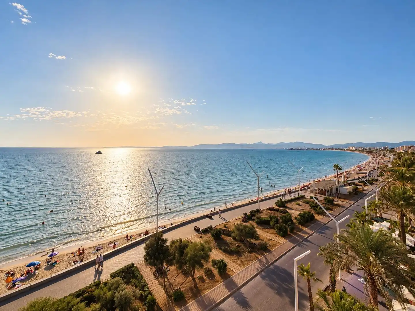 Vista exterior de Ático de alquiler en  Palma de Mallorca con Aire acondicionado, Terraza y Amueblado