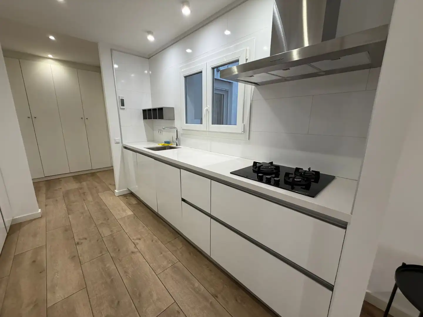 Cocina de Piso de alquiler en Lleida con Aire acondicionado, Amueblado y Horno