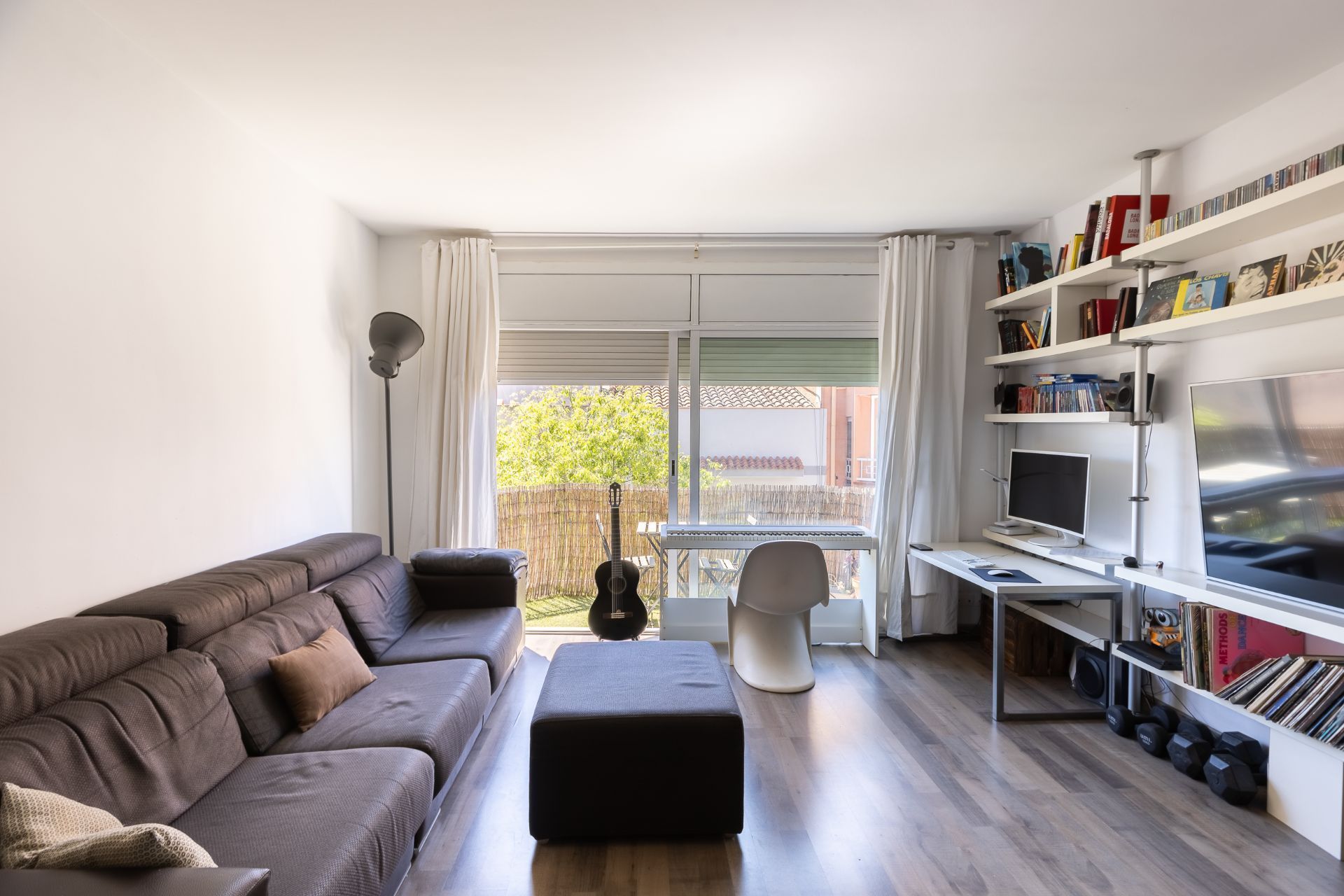 Living room of Duplex for sale in Badalona  with Air Conditioner and Heating