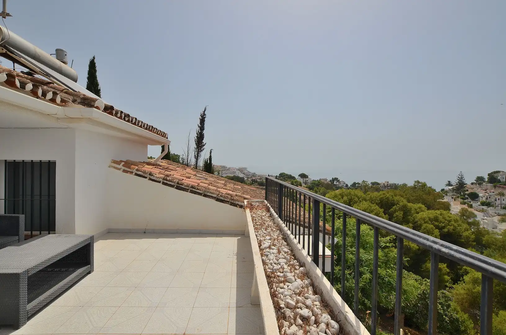 Terraza de Casa o chalet en venta en Benalmádena con Aire acondicionado, Jardín privado y Terraza