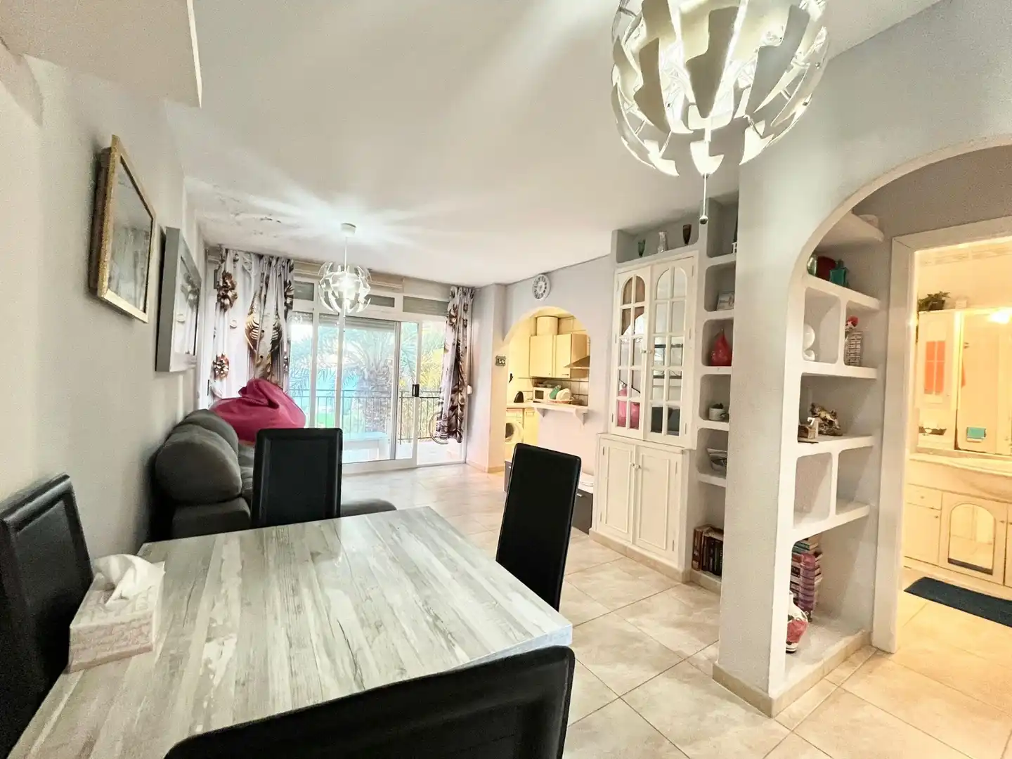 Dining room of Flat for rent in Torrevieja  with Air Conditioner, Heating and Terrace