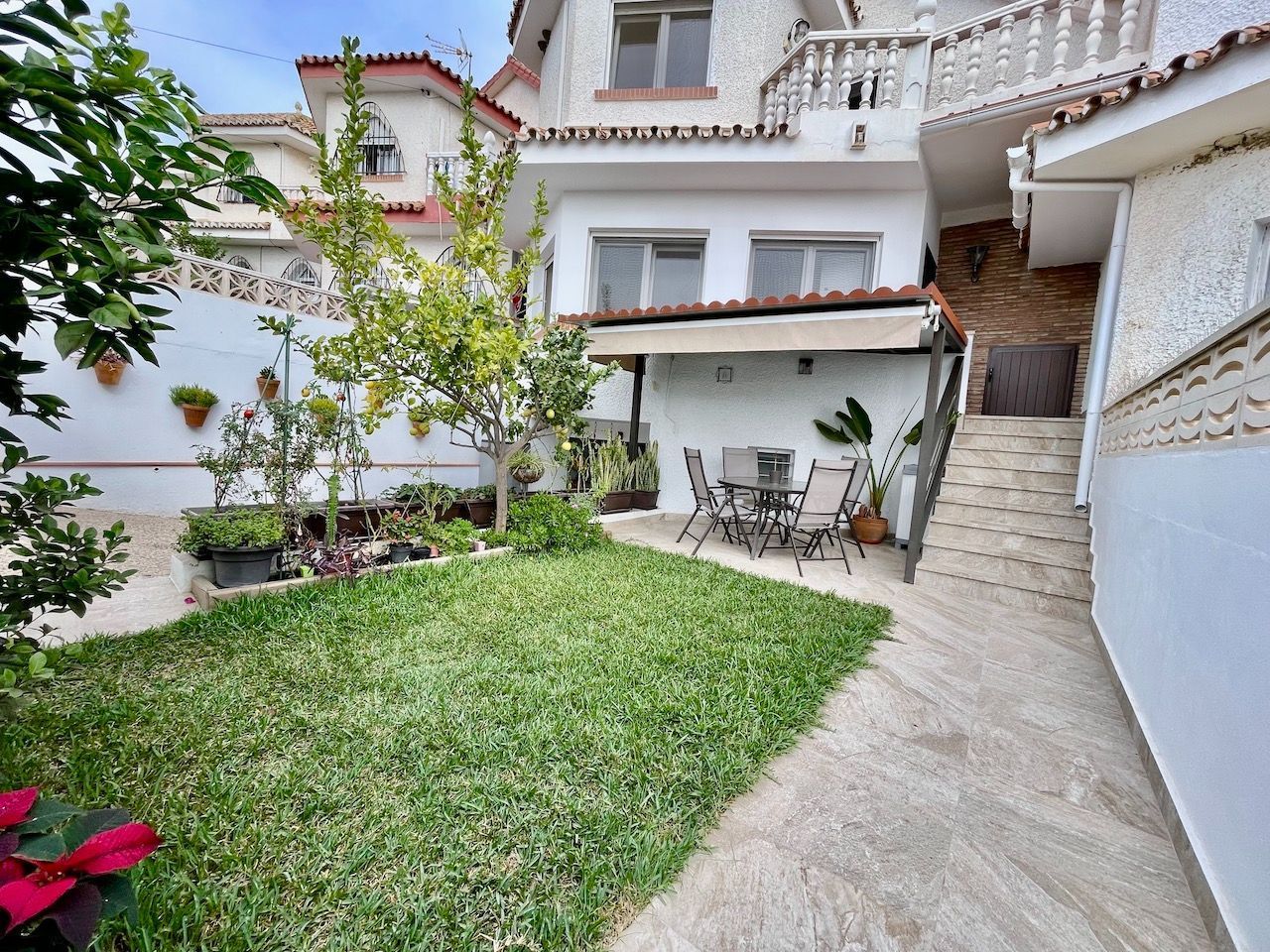 Garden of Single-family semi-detached for sale in Vélez-Málaga  with Air Conditioner, Heating and Private garden