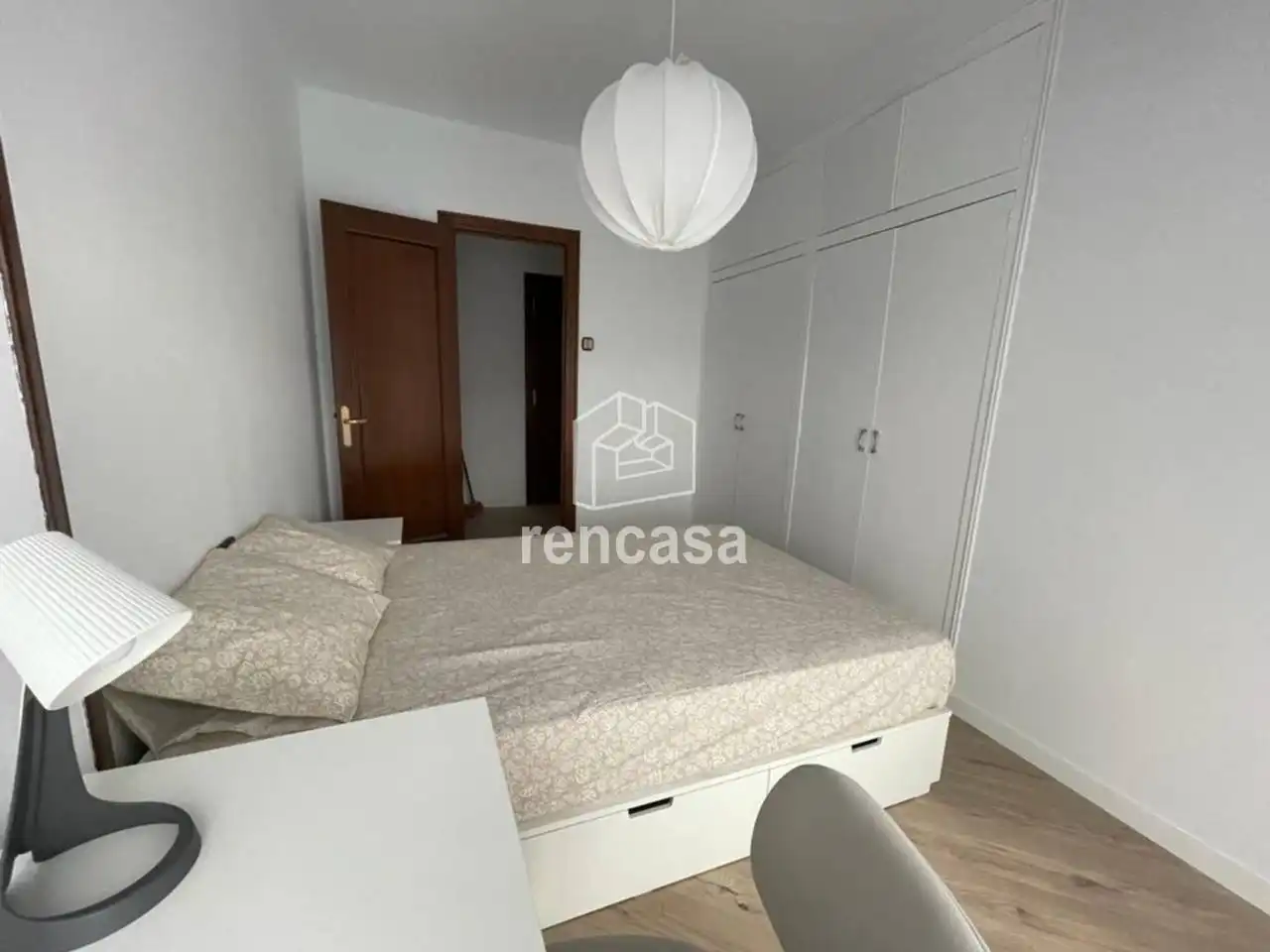 Schlafzimmer von Wohnung zur Miete in Lleida mit Klimaanlage, Heizung und Parkett