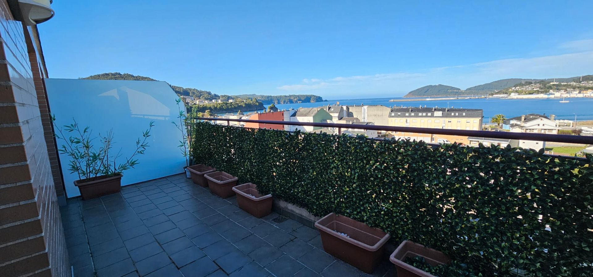 Terrassa de Apartament de lloguer en Viveiro amb Moblat