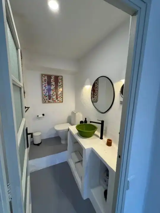Badezimmer von Wohnung zur Miete in Valencia mit Klimaanlage, Heizung und Privatgarten