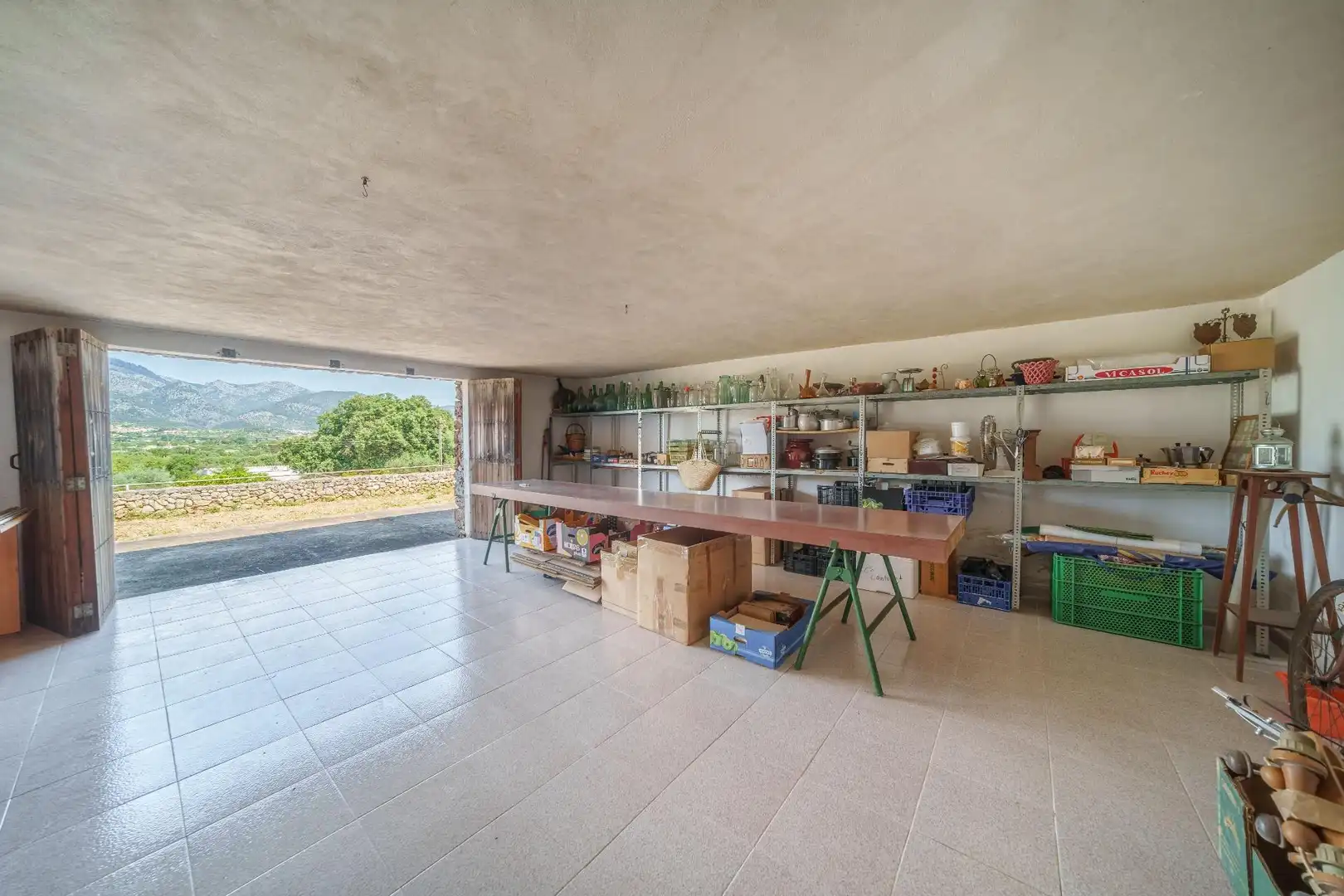 Cocina de Finca rústica en venta en Selva con Jardín privado, Terraza y Trastero