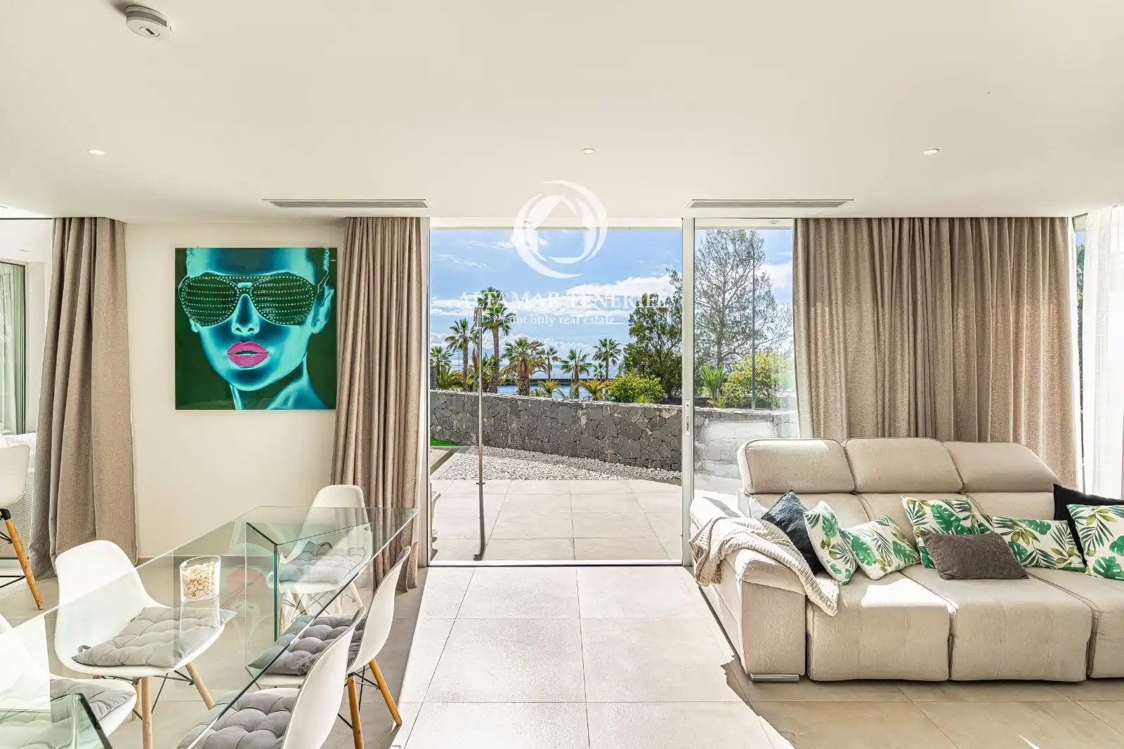 Sala de estar de Casa o chalet de alquiler en Guía de Isora con Terraza, Trastero y Piscina