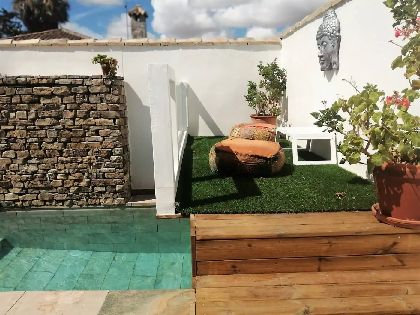 Jardí de Casa o xalet de lloguer en Chiclana de la Frontera amb Aire condicionat, Calefacció i Terrassa