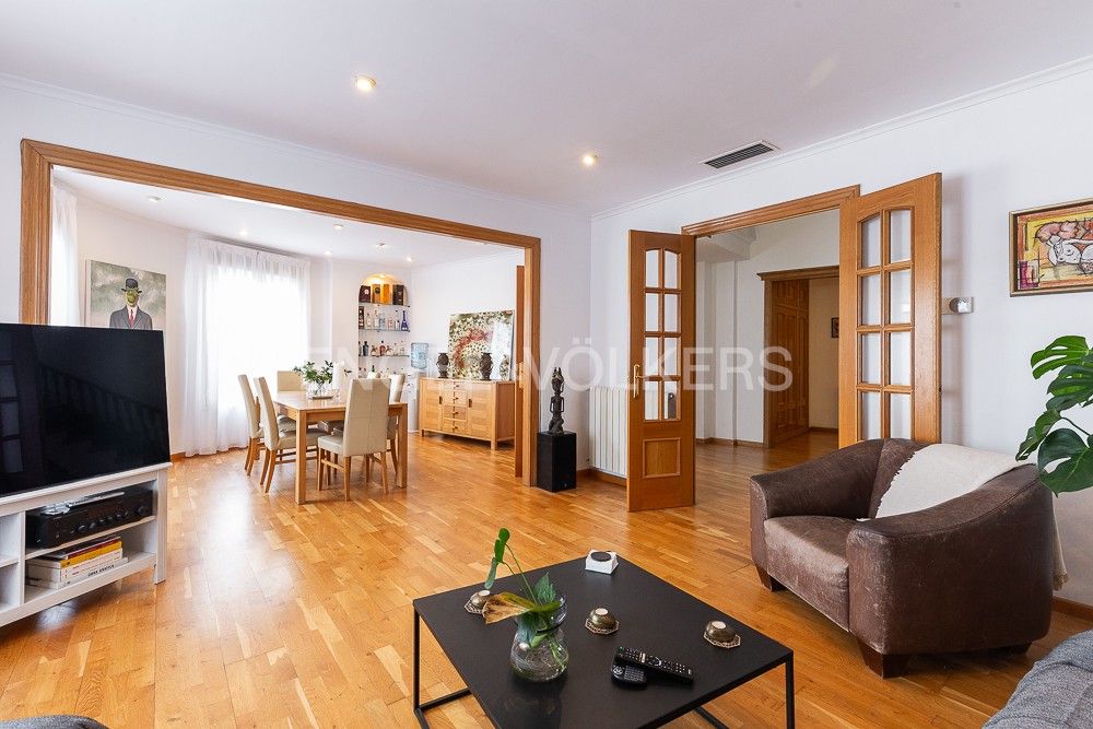 Wohnzimmer von Wohnung zur Miete in  Valencia Capital mit Klimaanlage, Heizung und Parkett