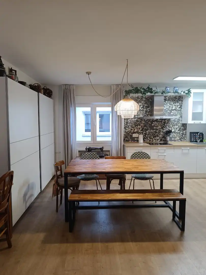 Dining room of Flat for sale in Oviedo   with Heating, Parquet flooring and Storage room