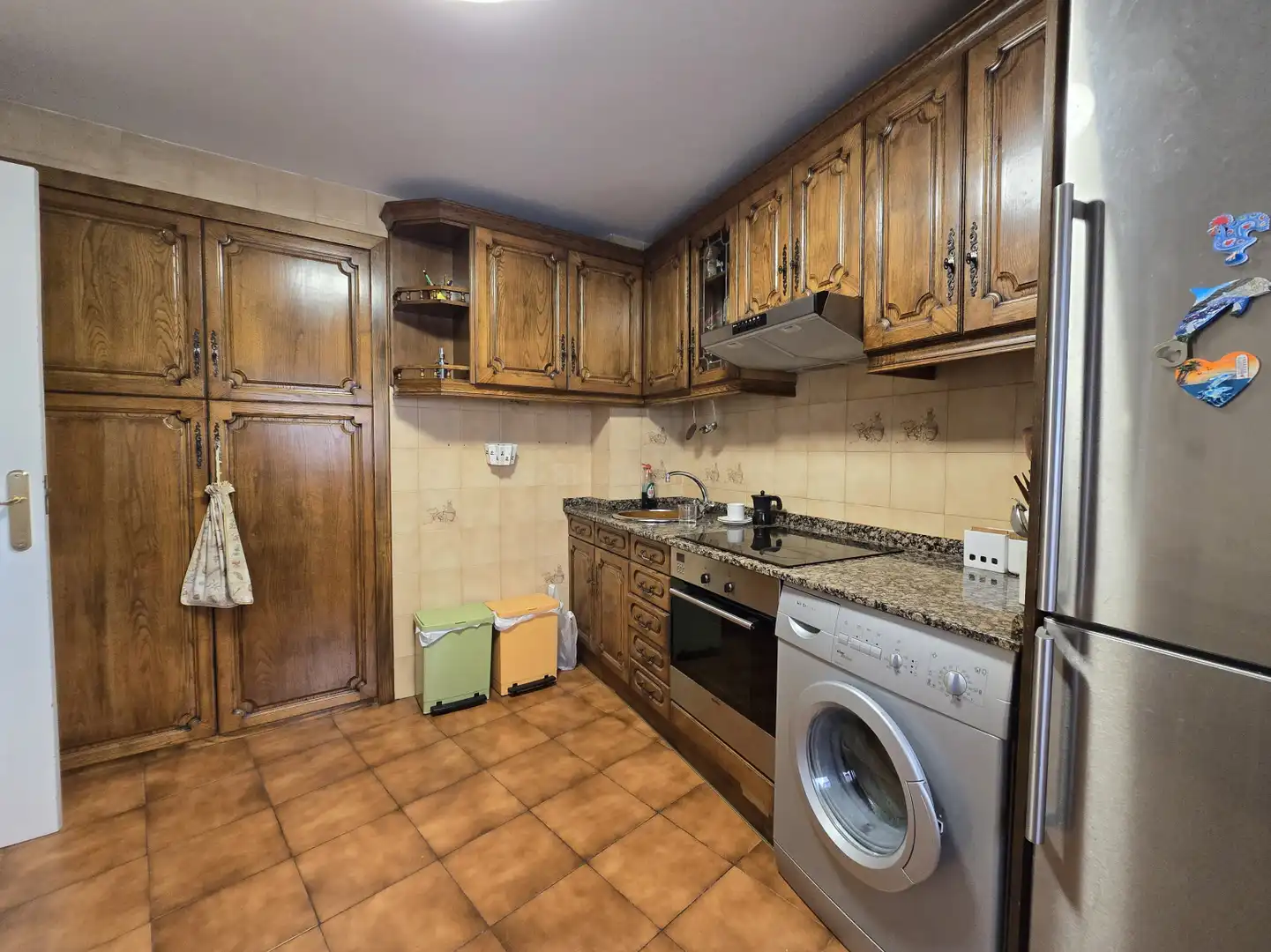 Küche von Wohnung zum Verkauf in  Logroño mit Heizung, Parkett und Abstellraum