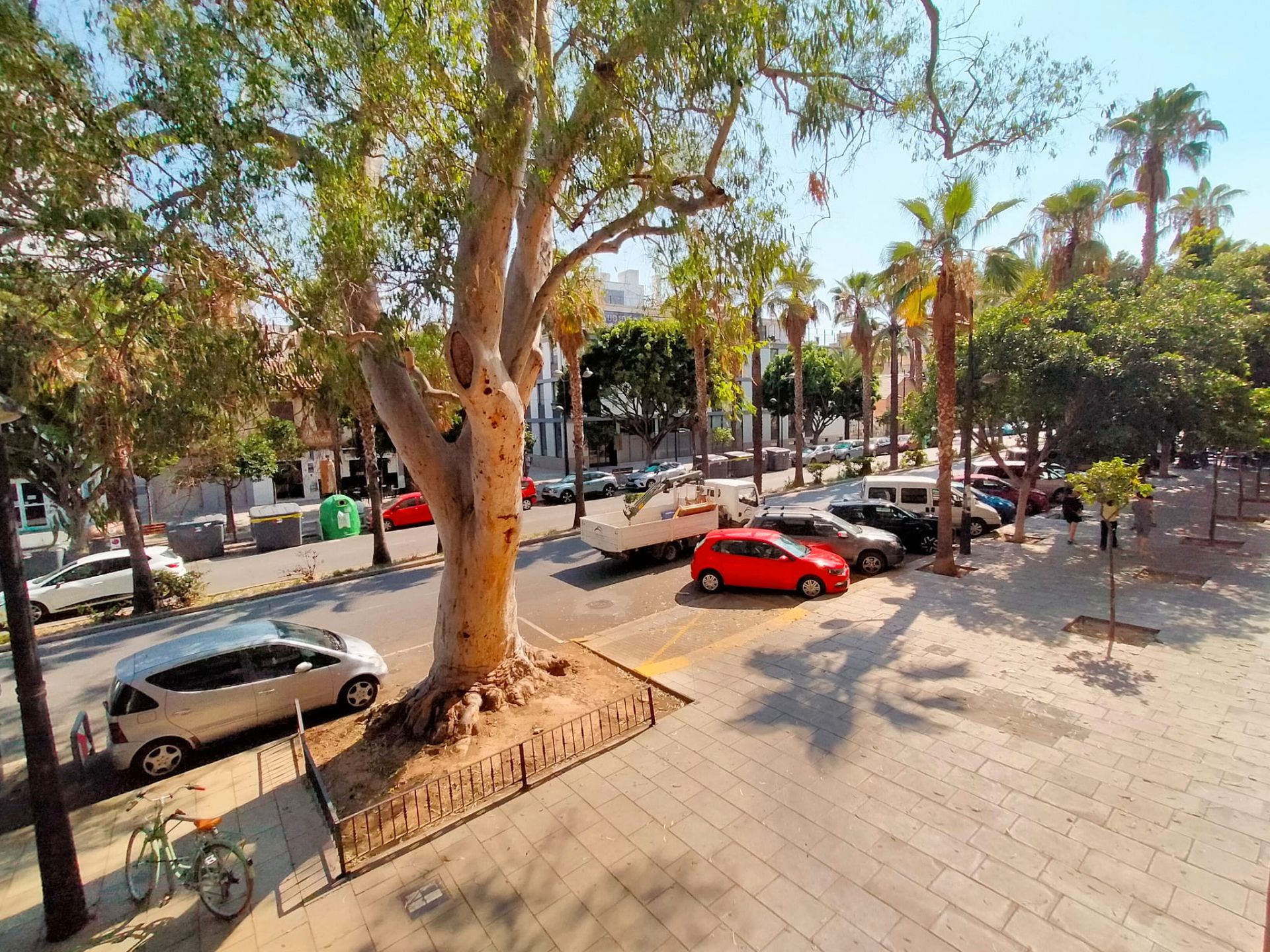 Exterior view of Flat to rent in  Valencia Capital  with Furnished