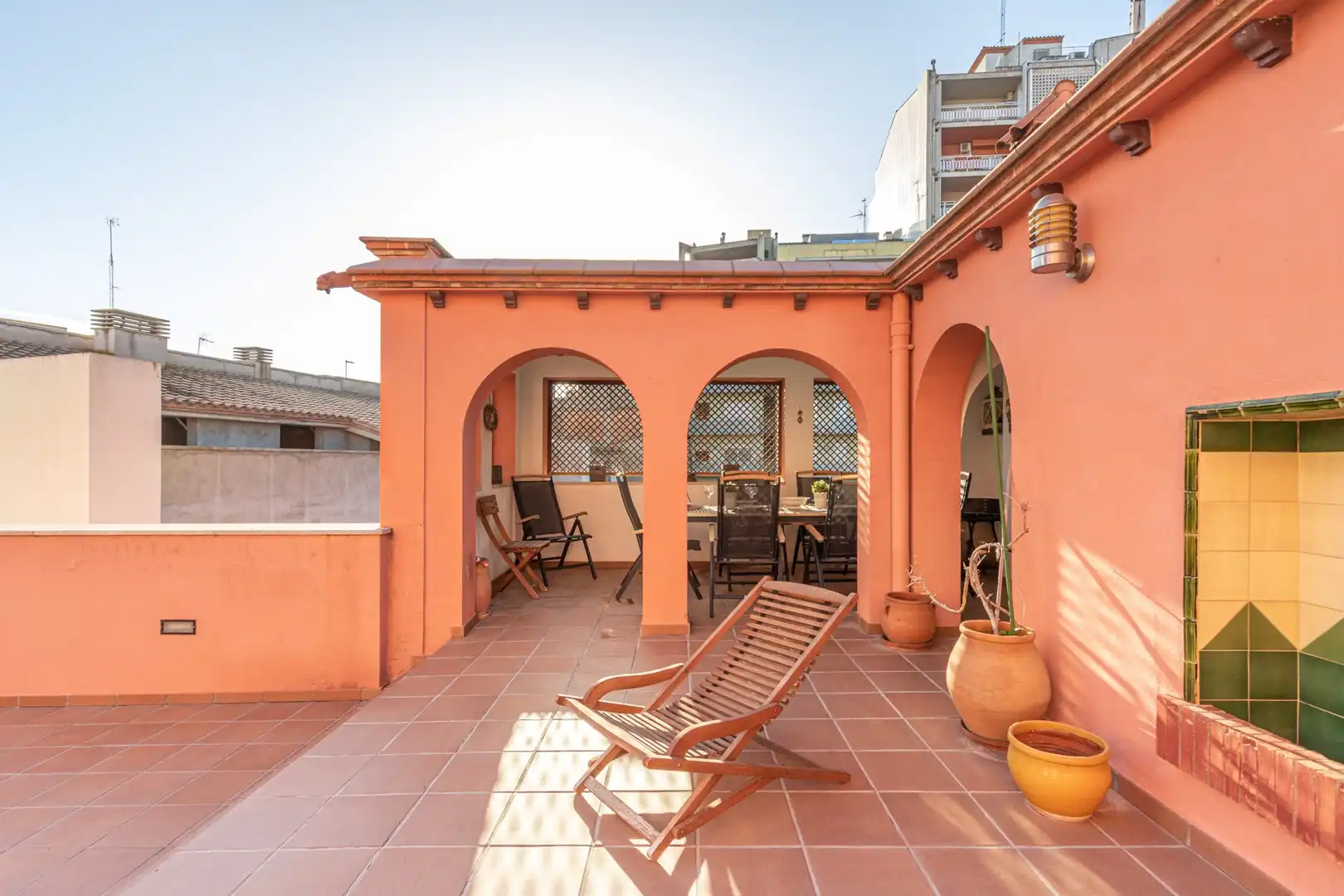 Terrace of Attic for sale in Figueres  with Heating, Terrace and Furnished