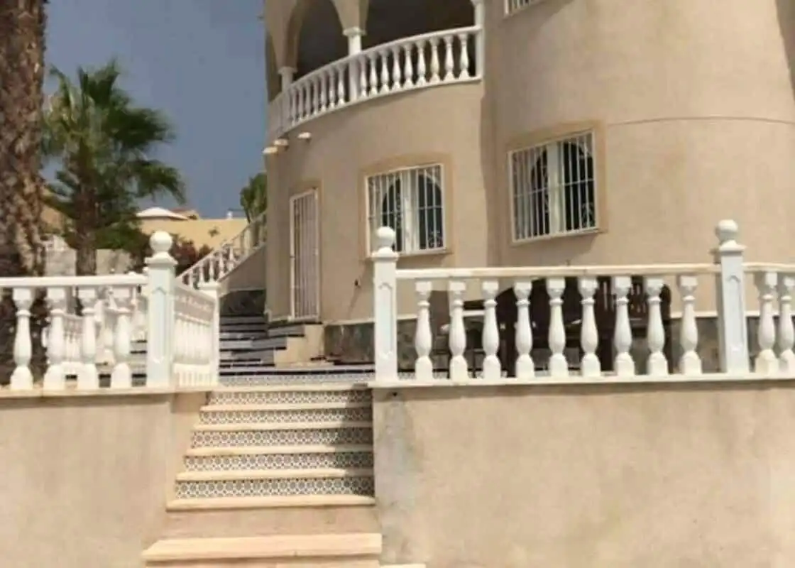 Vista exterior de Casa o chalet en venta en Rojales con Calefacción, Jardín privado y Piscina