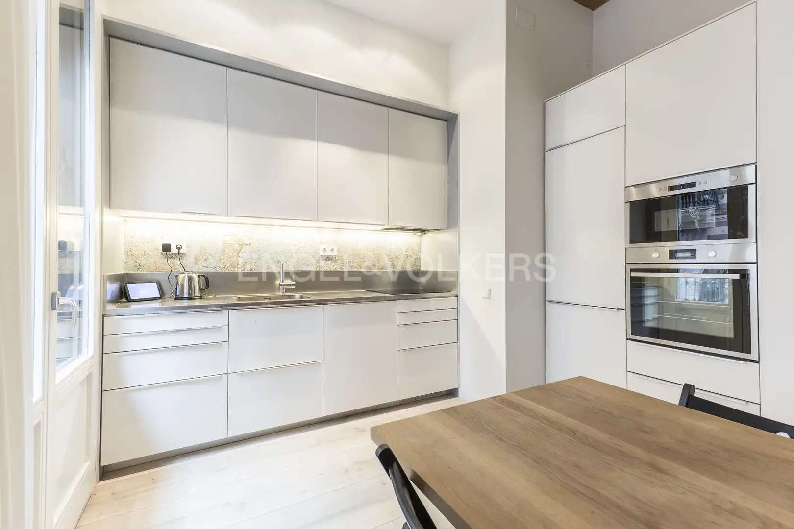 Cocina de Loft de alquiler en Barcelona con Calefacción, Terraza y Amueblado