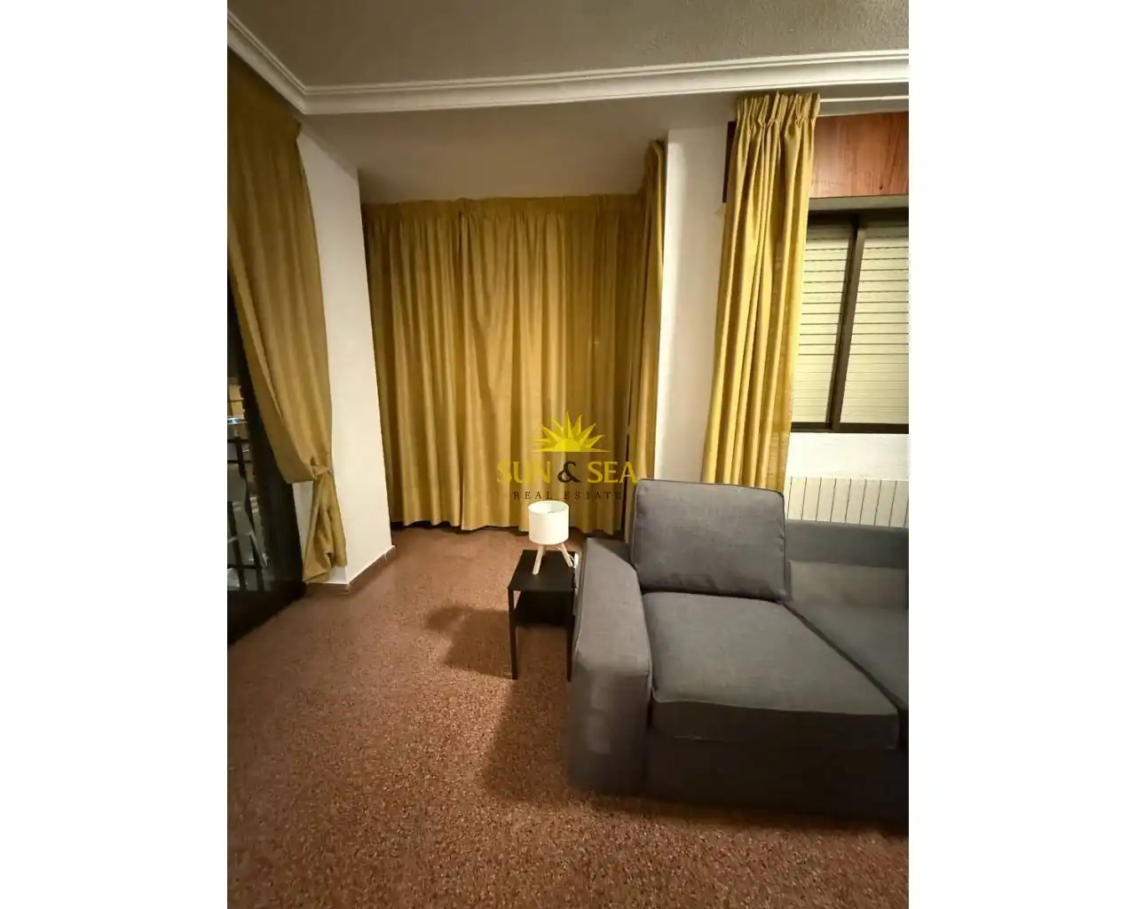 Sala d'estar de Apartament de lloguer en Murcia amb Calefacció, Terrassa i Moblat