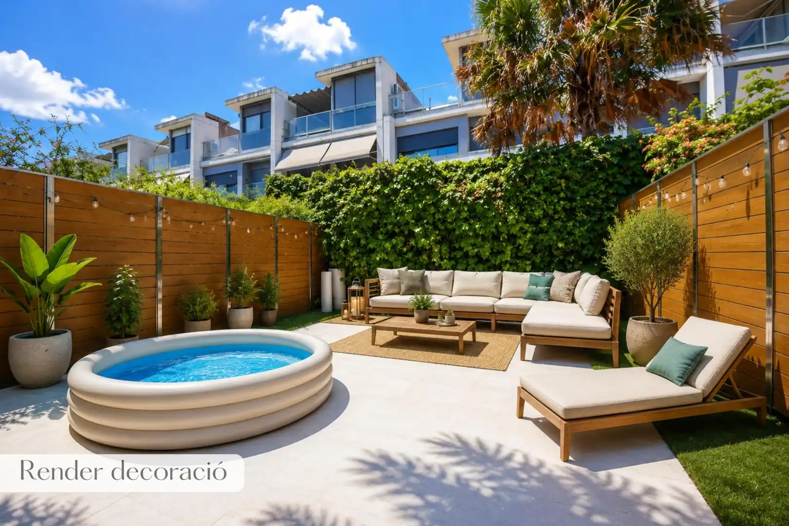 Terrasse von Einfamilien-Reihenhaus zum Verkauf in Reus mit Heizung, Privatgarten und Terrasse