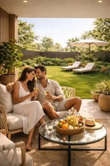 Jardí de Apartament en venda en Jávea / Xàbia amb Alarma i Piscina comunitària