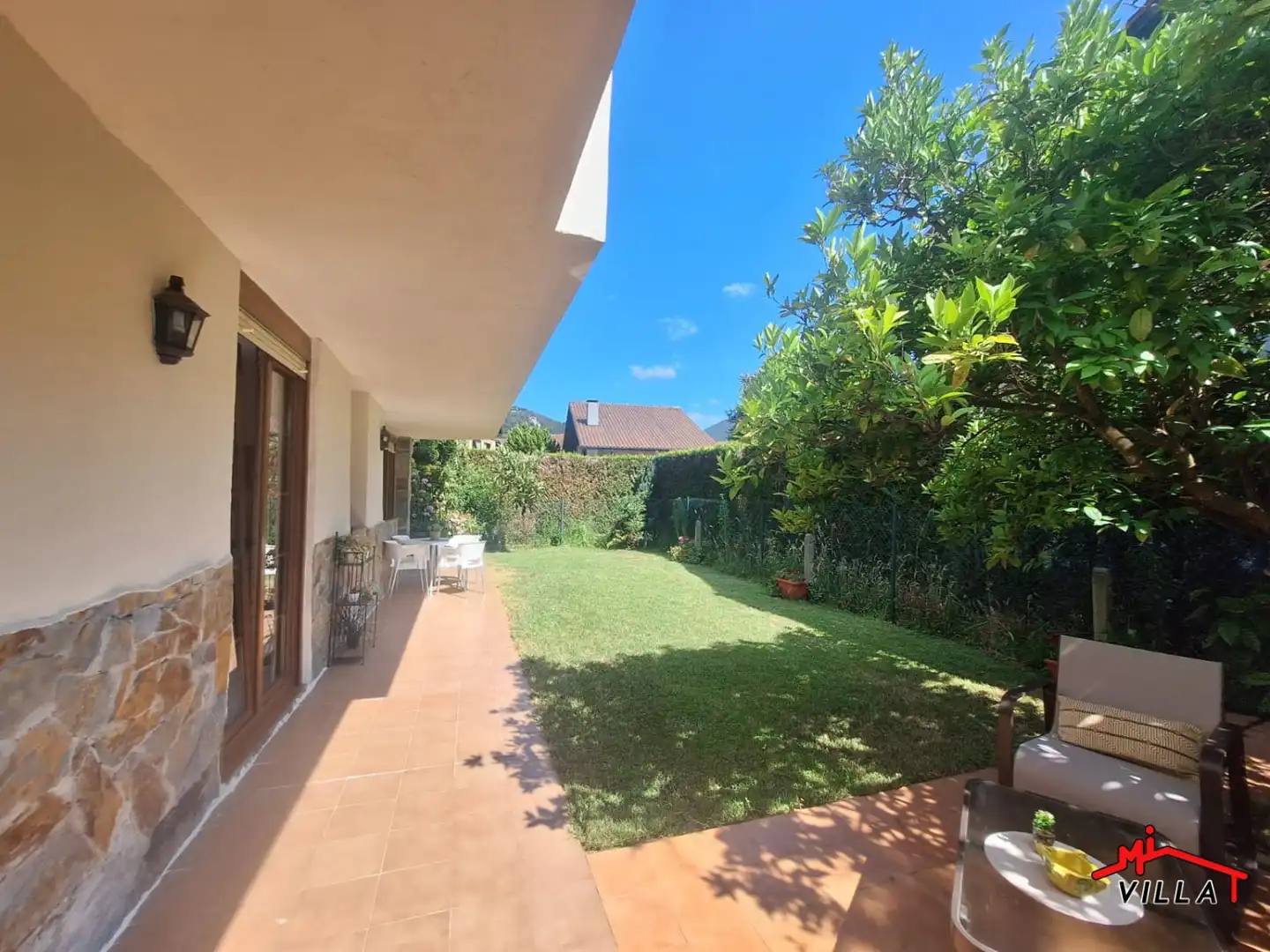 Garden of Ground floor for rent in Liendo  with Heating, Terrace and Furnished