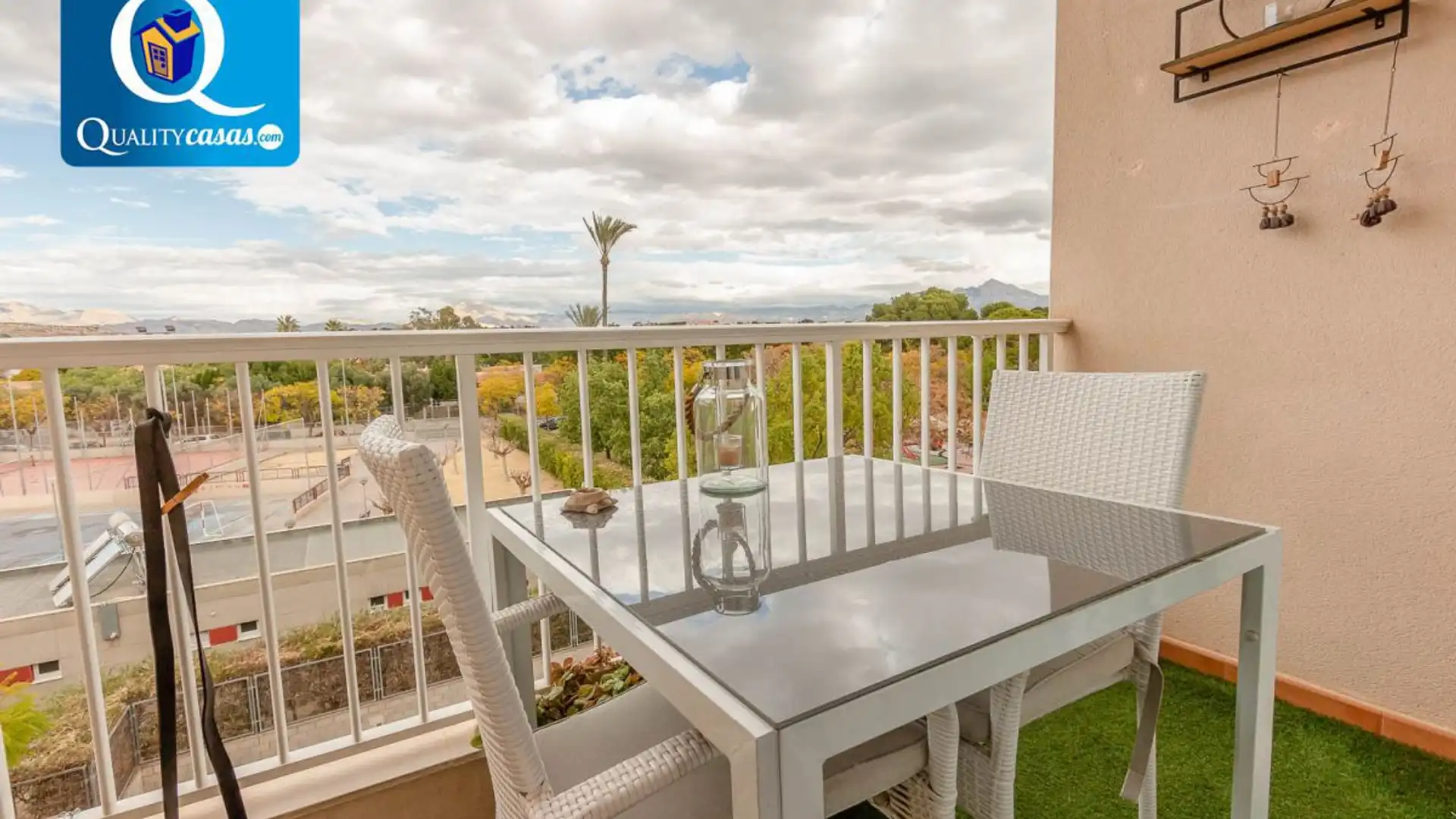 Balcony of Flat for sale in Alicante / Alacant  with Air Conditioner and Terrace