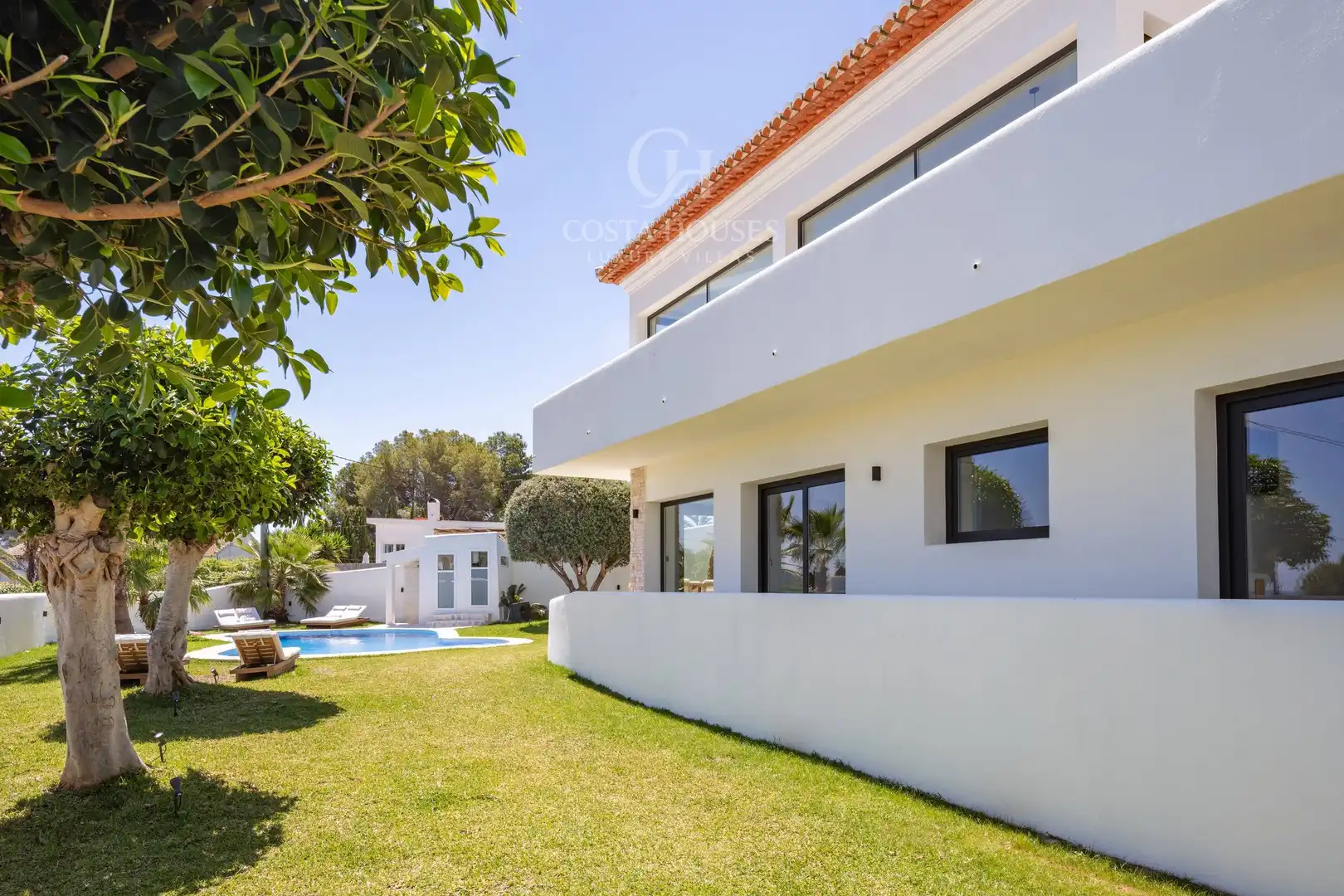 Exterior view of Houses for sale in Jávea / Xàbia  with Air Conditioner, Heating and Private garden