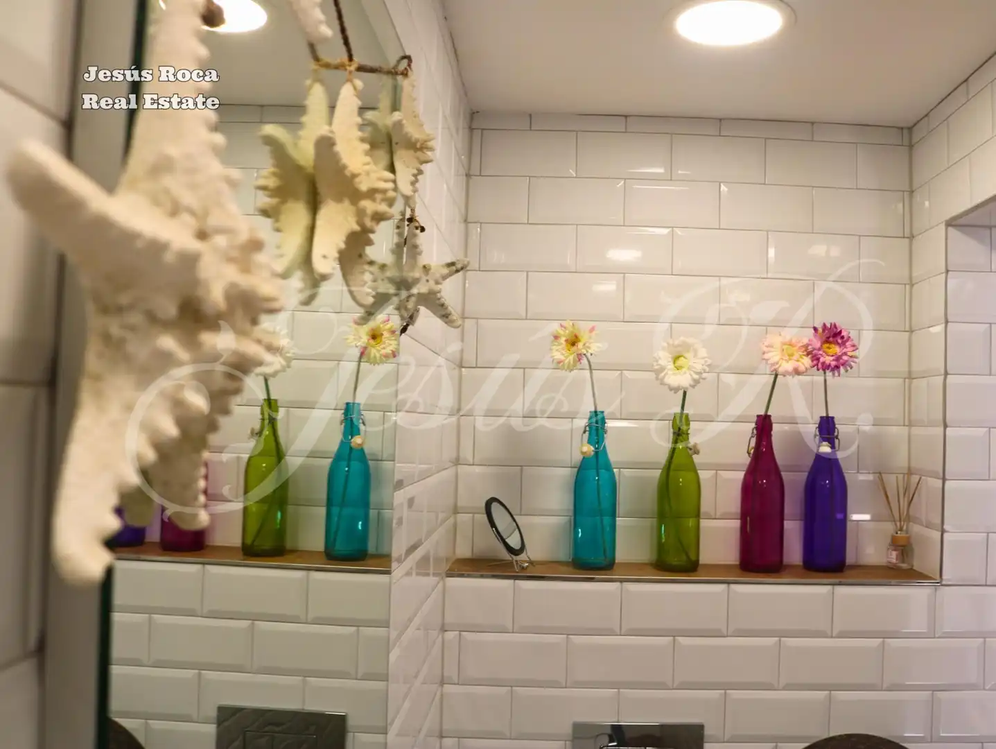 Badezimmer von Einfamilien-Reihenhaus zum Verkauf in Cartagena mit Klimaanlage, Heizung und Terrasse
