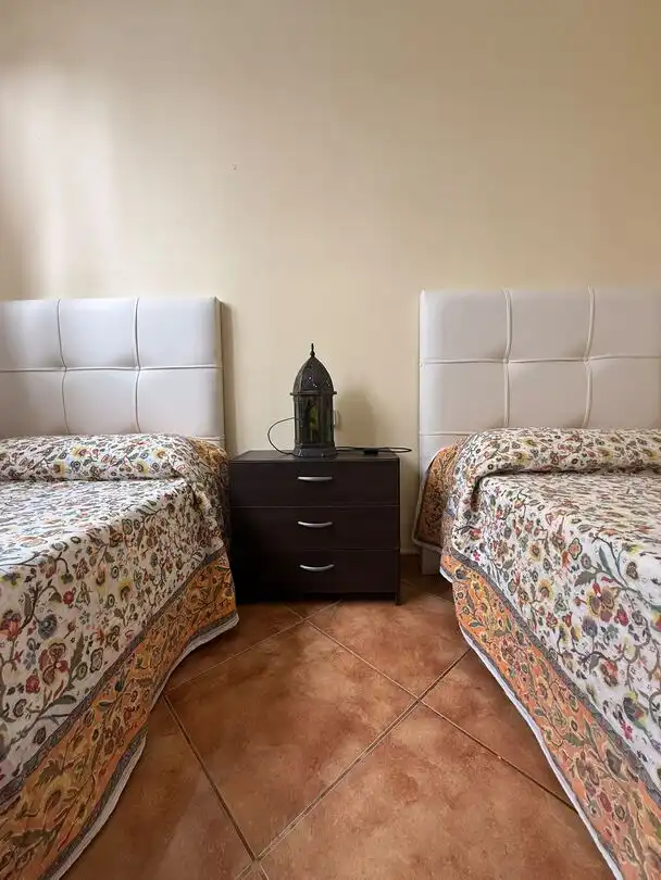 Schlafzimmer von Wohnung zur Miete in Sopela mit Privatgarten und Schwimmbad