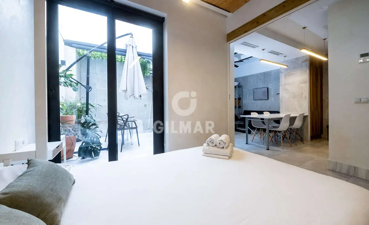Terrace of Flat for sale in Sevilla  with Heating, Swimming Pool and Furnished