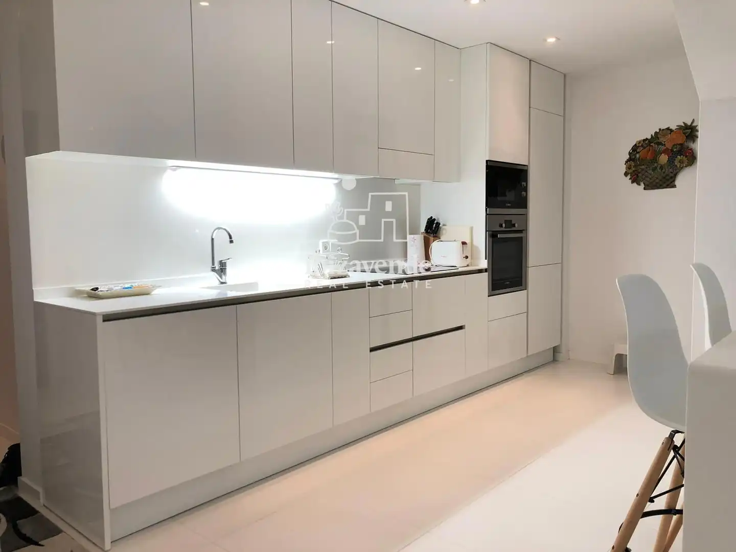Cocina de Dúplex de alquiler en Santa Eulària des Riu con Aire acondicionado, Calefacción y Terraza