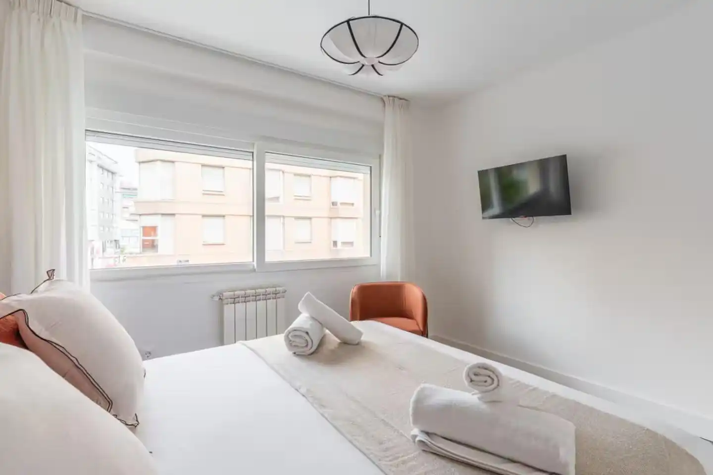 Schlafzimmer von Wohnung zum Verkauf in Madrid mit Klimaanlage, Heizung und Privatgarten