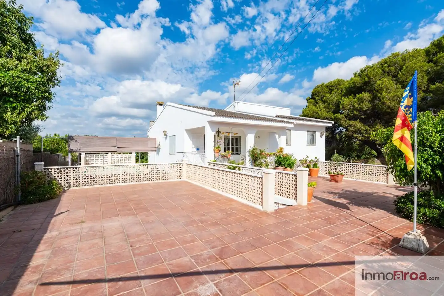 Vista exterior de Casa o chalet en venta en Bétera con Terraza