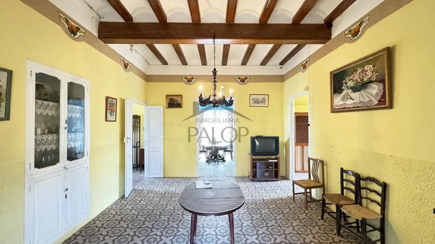 Sala de estar de Finca rústica en venta en Benifairó de la Valldigna con Terraza