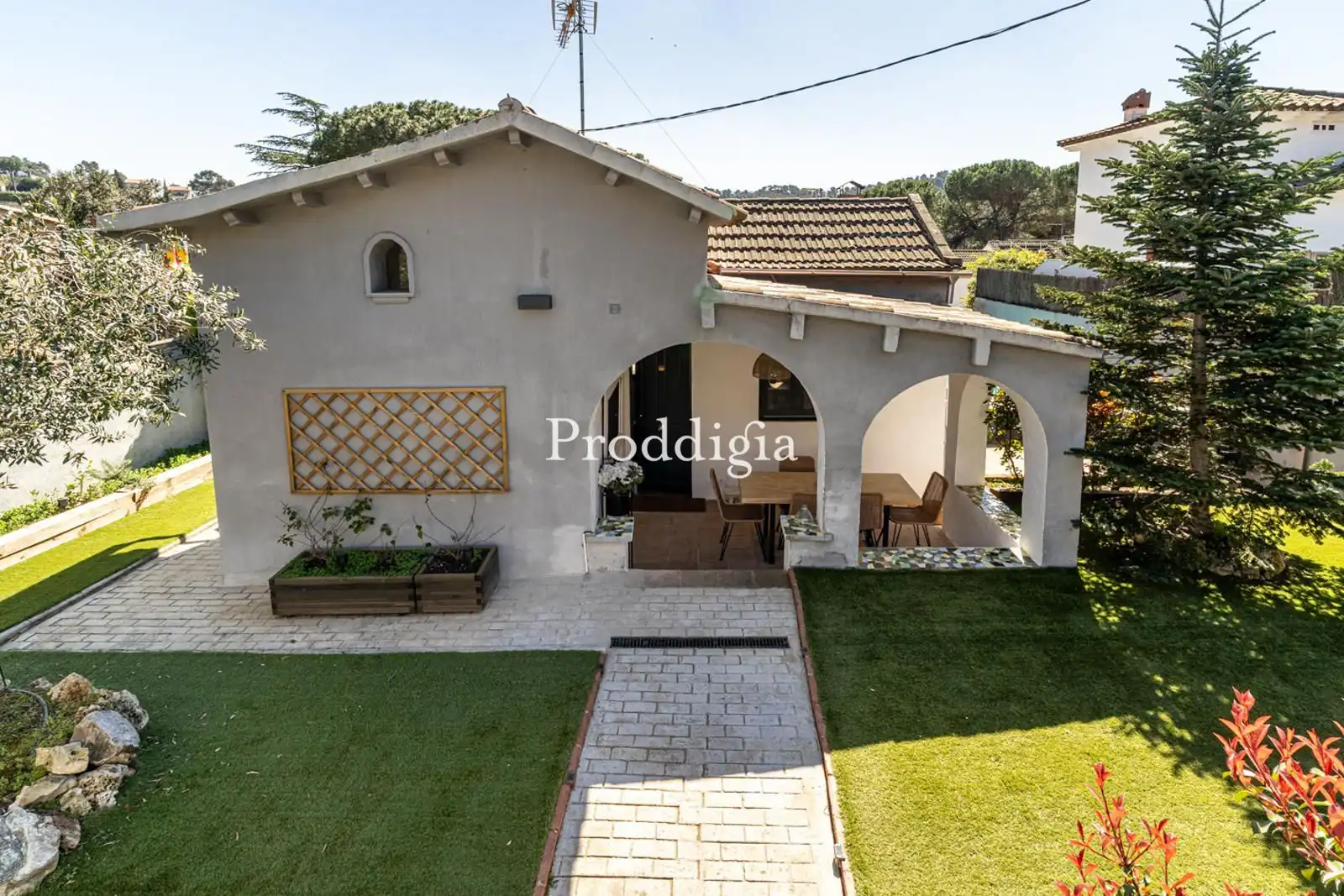 Garten von Haus oder Chalet zur Miete in Sant Cugat del Vallès mit Heizung, Terrasse und Schwimmbad