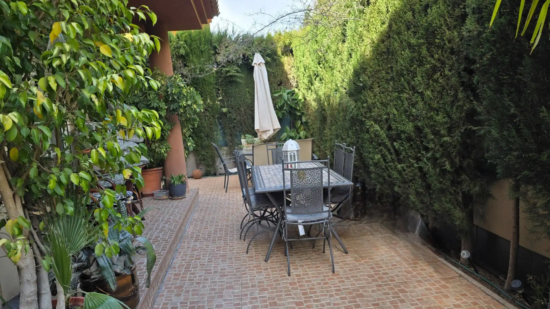 Terraza de Casa o chalet en venta en Elda con Aire acondicionado, Jardín privado y Terraza