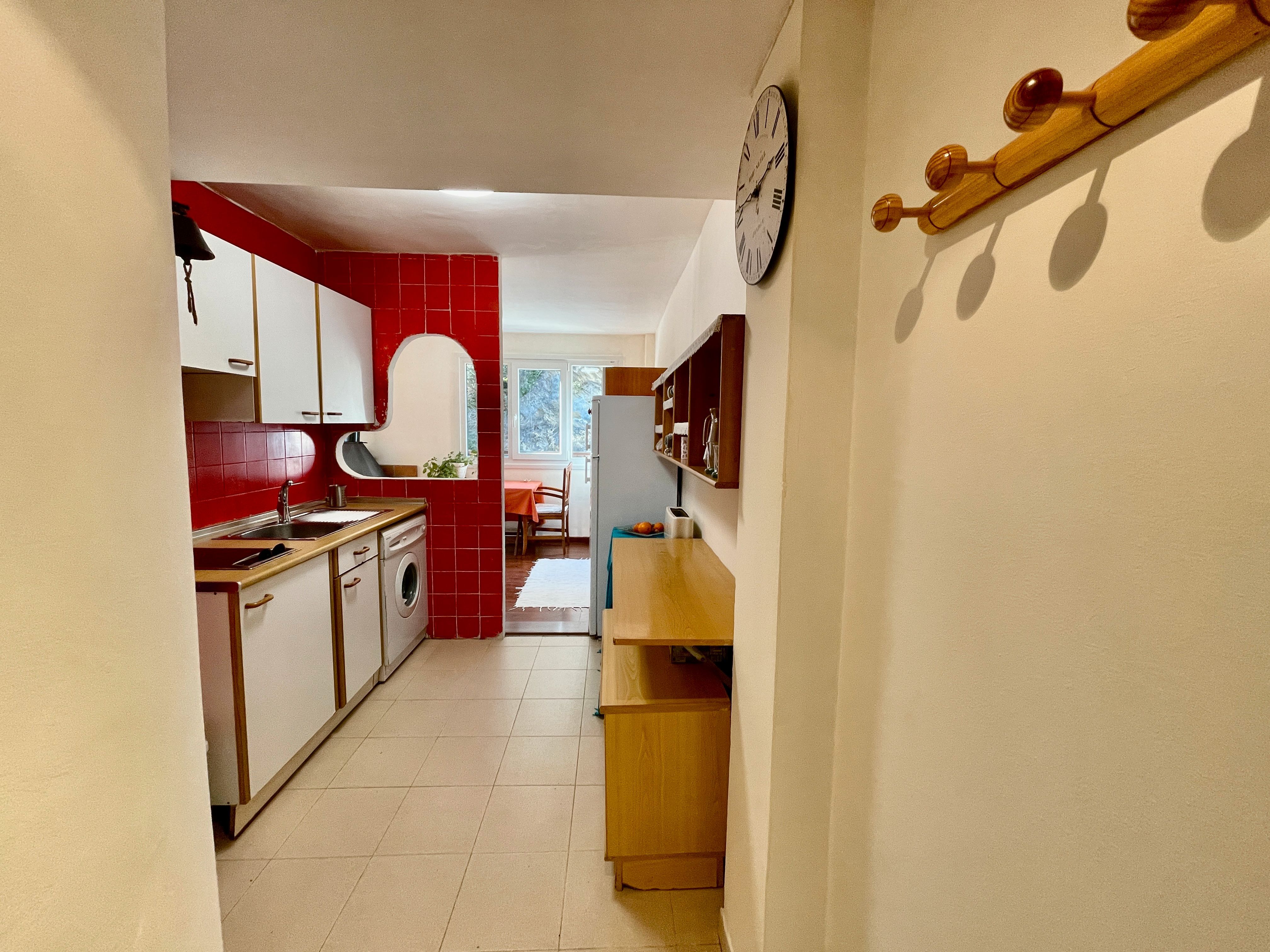 Kitchen of Apartment for sale in Canfranc  with Heating, Parquet flooring and Storage room