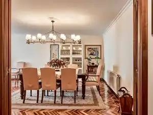 Menjador de Pis en venda en A Coruña Capital  amb Calefacció, Parquet i Terrassa