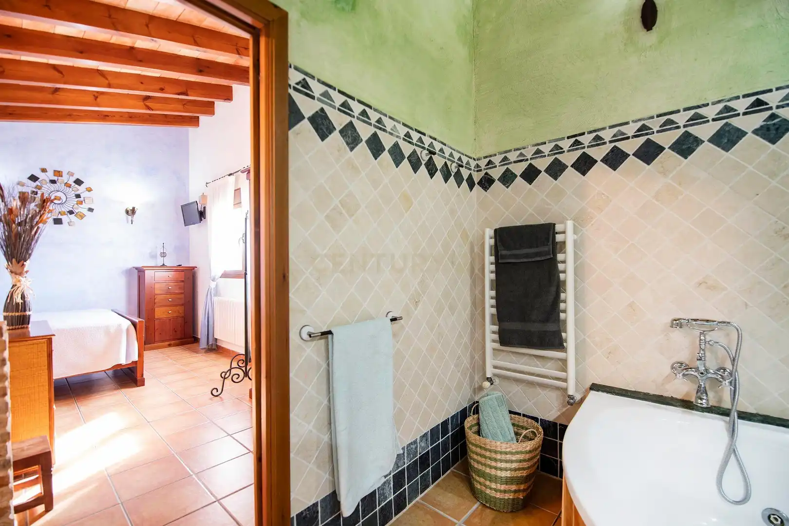 Baño de Casa o chalet de alquiler en Benissa con Aire acondicionado, Jardín privado y Trastero
