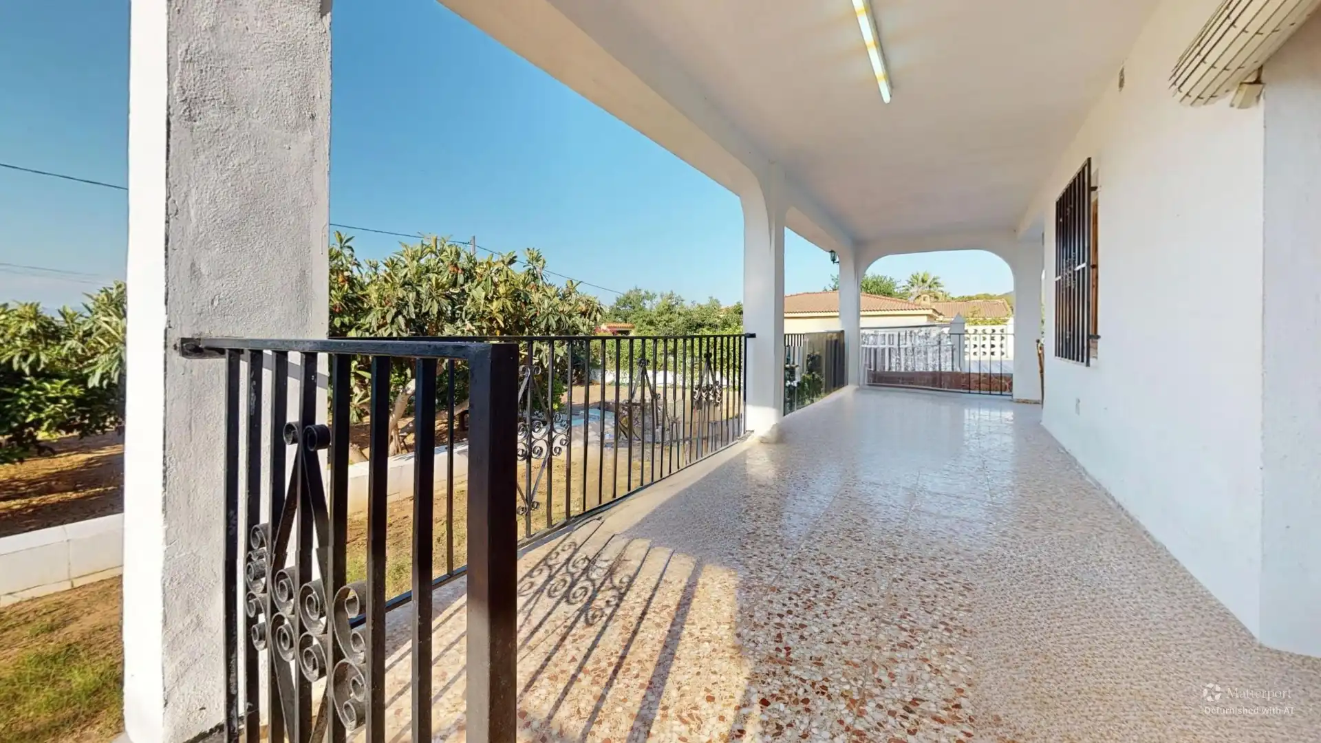 Terraza de Casa o chalet en venta en Vilamarxant con Jardín privado, Piscina y Amueblado
