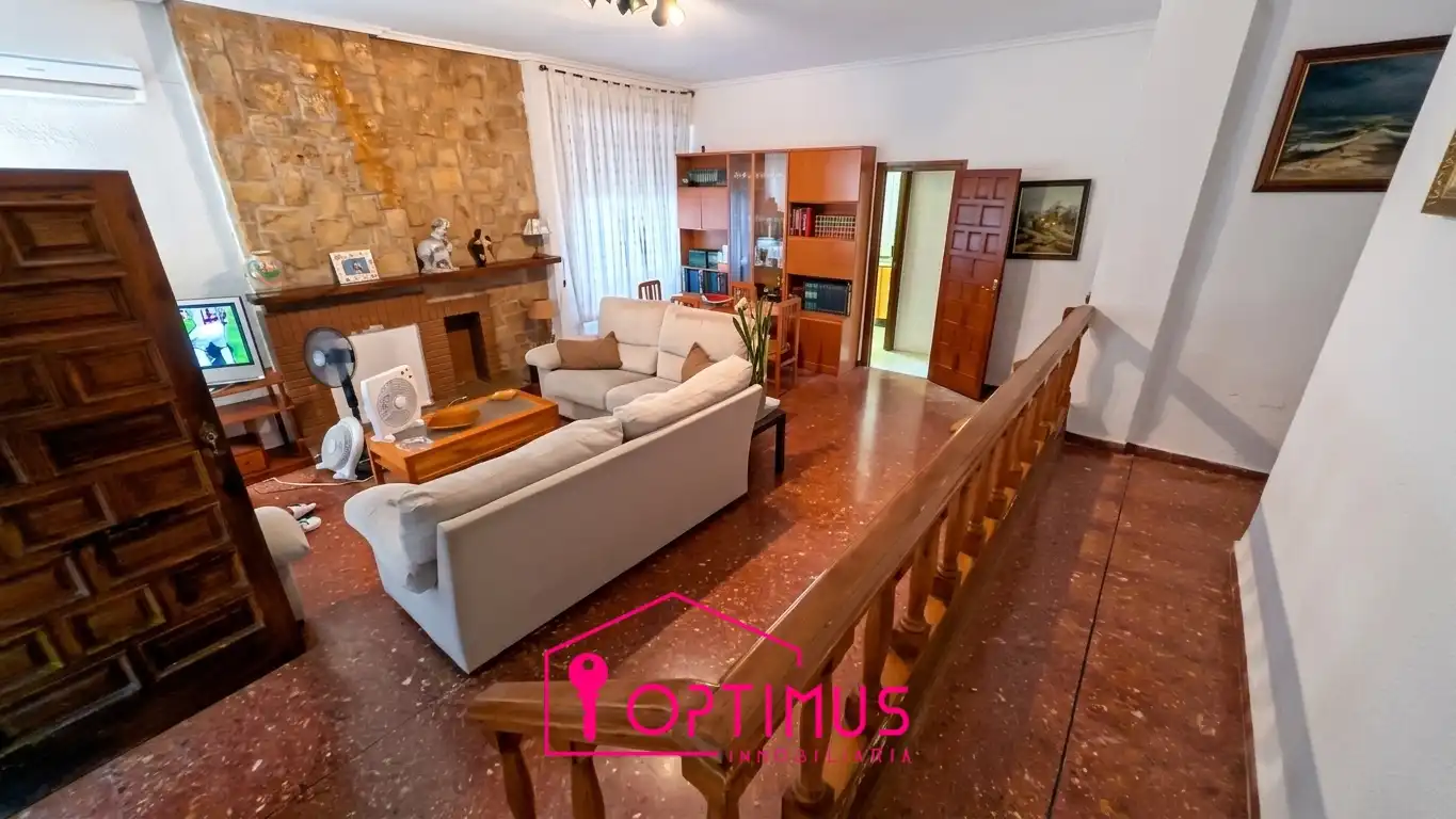 Living room of Houses for sale in Macastre  with Private garden, Terrace and Storage room