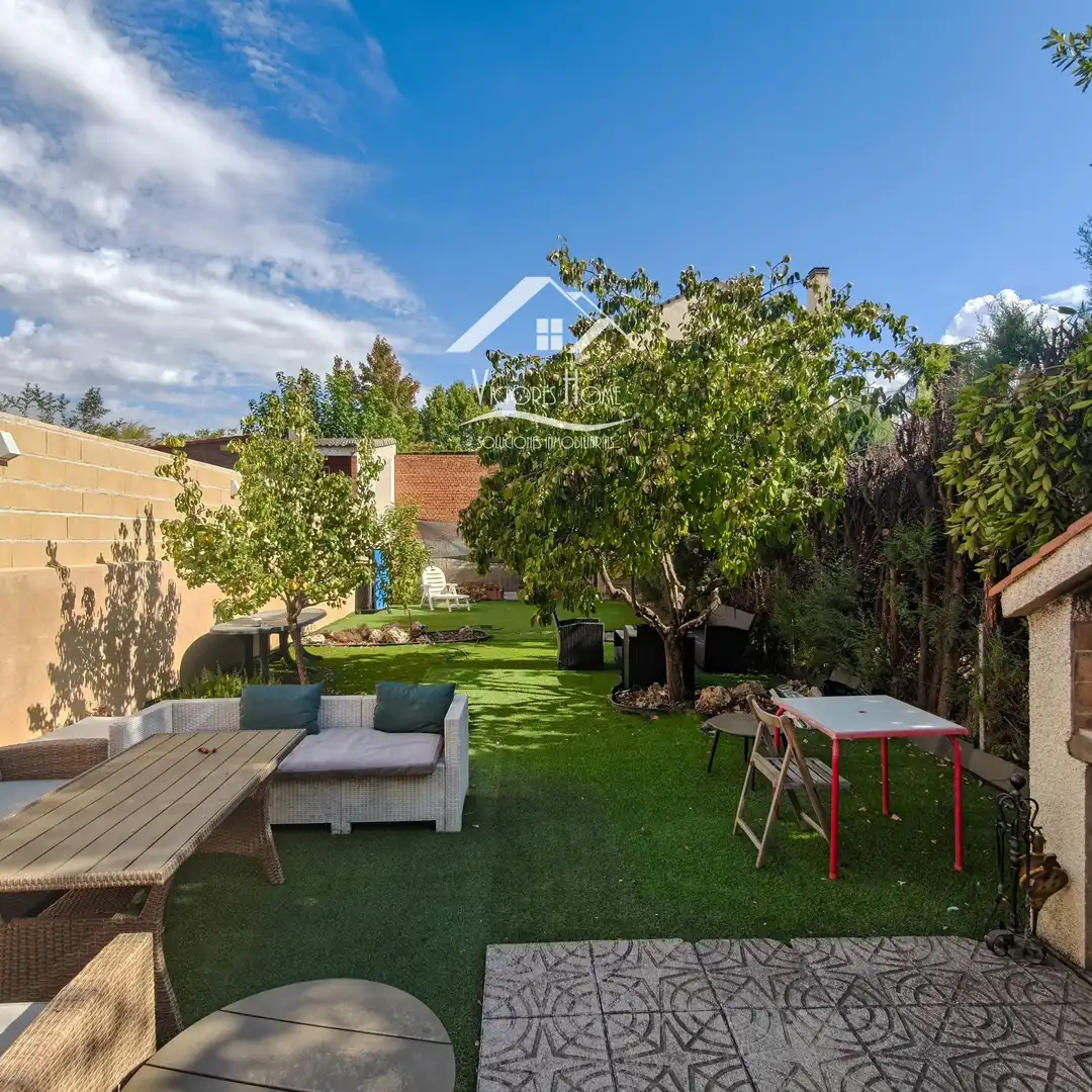 Jardín de Casa adosada en venta en Rivas-Vaciamadrid con Aire acondicionado, Calefacción y Jardín privado