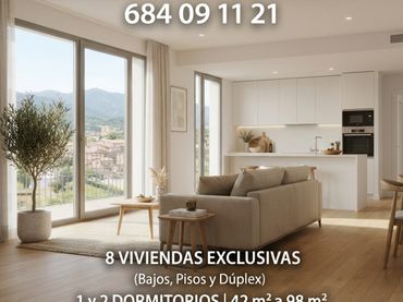 Apartament d'obra nova amb balcó en venda a Viguera