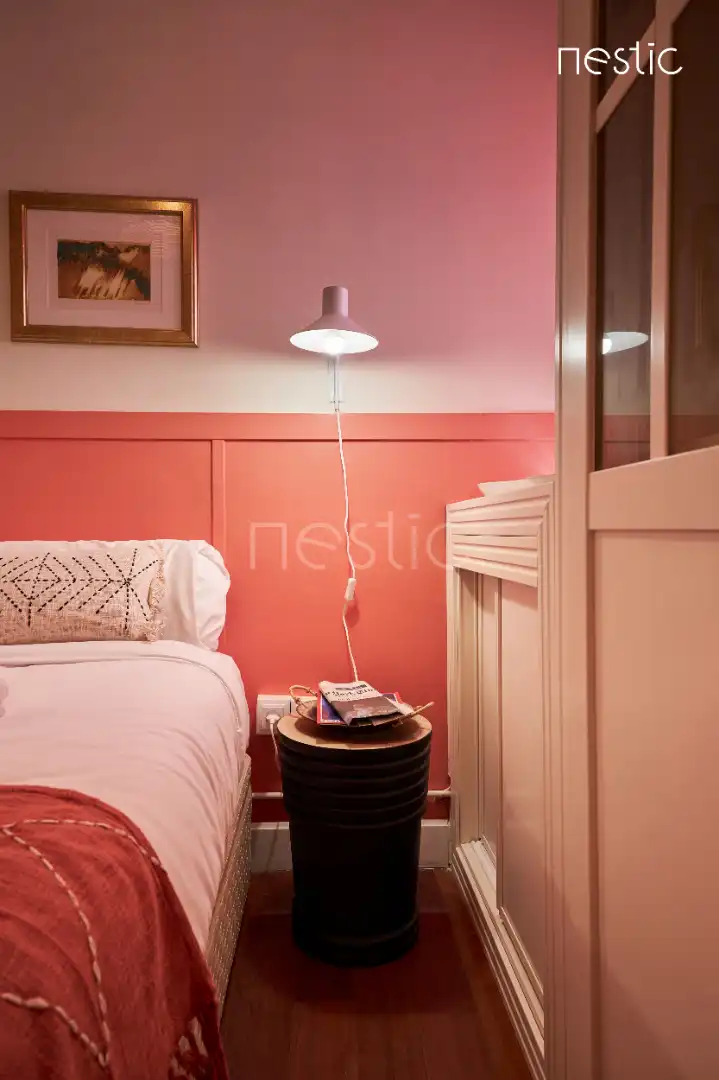 Schlafzimmer von Wohnungen zur Miete in Madrid mit Klimaanlage, Heizung und Terrasse