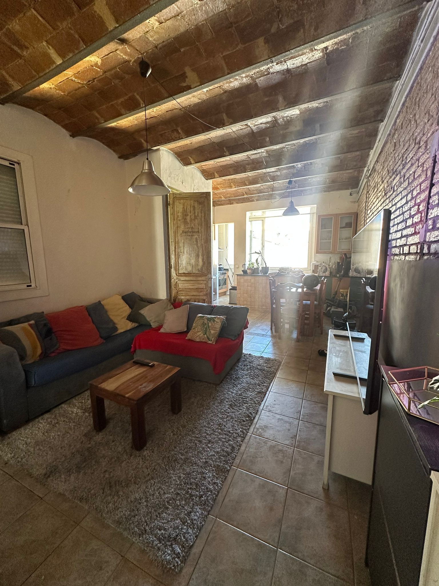 Sala d'estar de Pis en venda en  Barcelona Capital amb Balcó