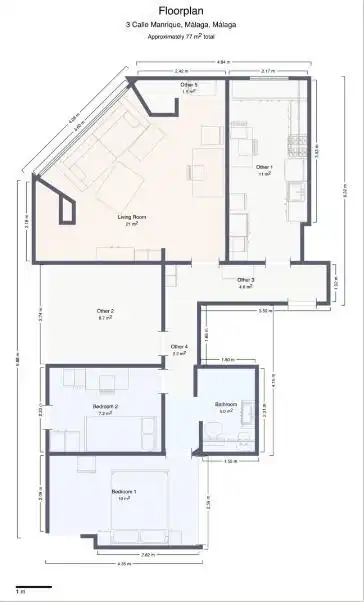 Wohnung zum Verkauf in Málaga mit Klimaanlage