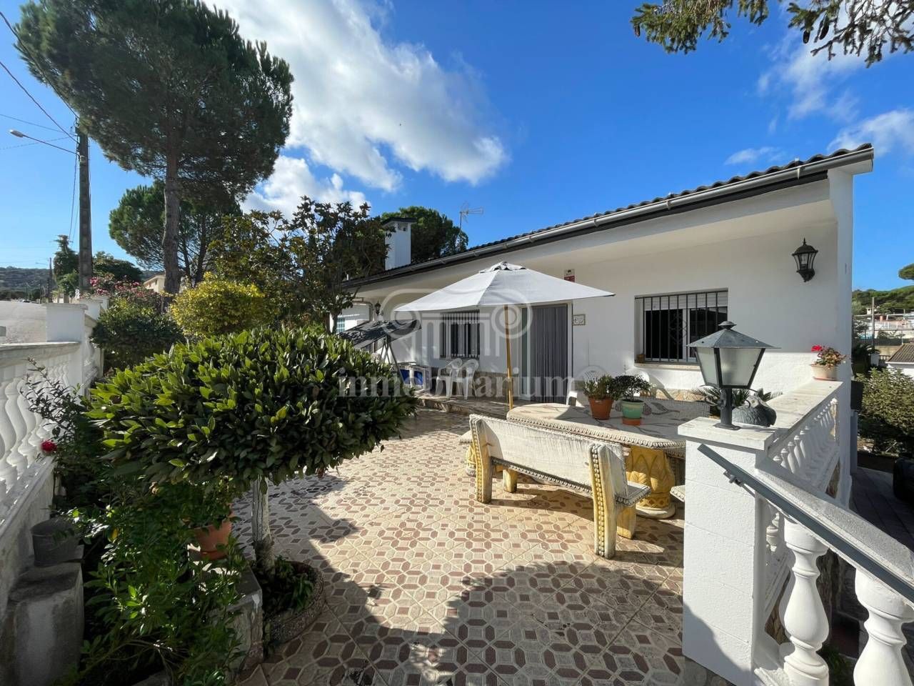 Vista exterior de Casa o xalet en venda en Maçanet de la Selva amb Calefacció, Jardí privat i Terrassa