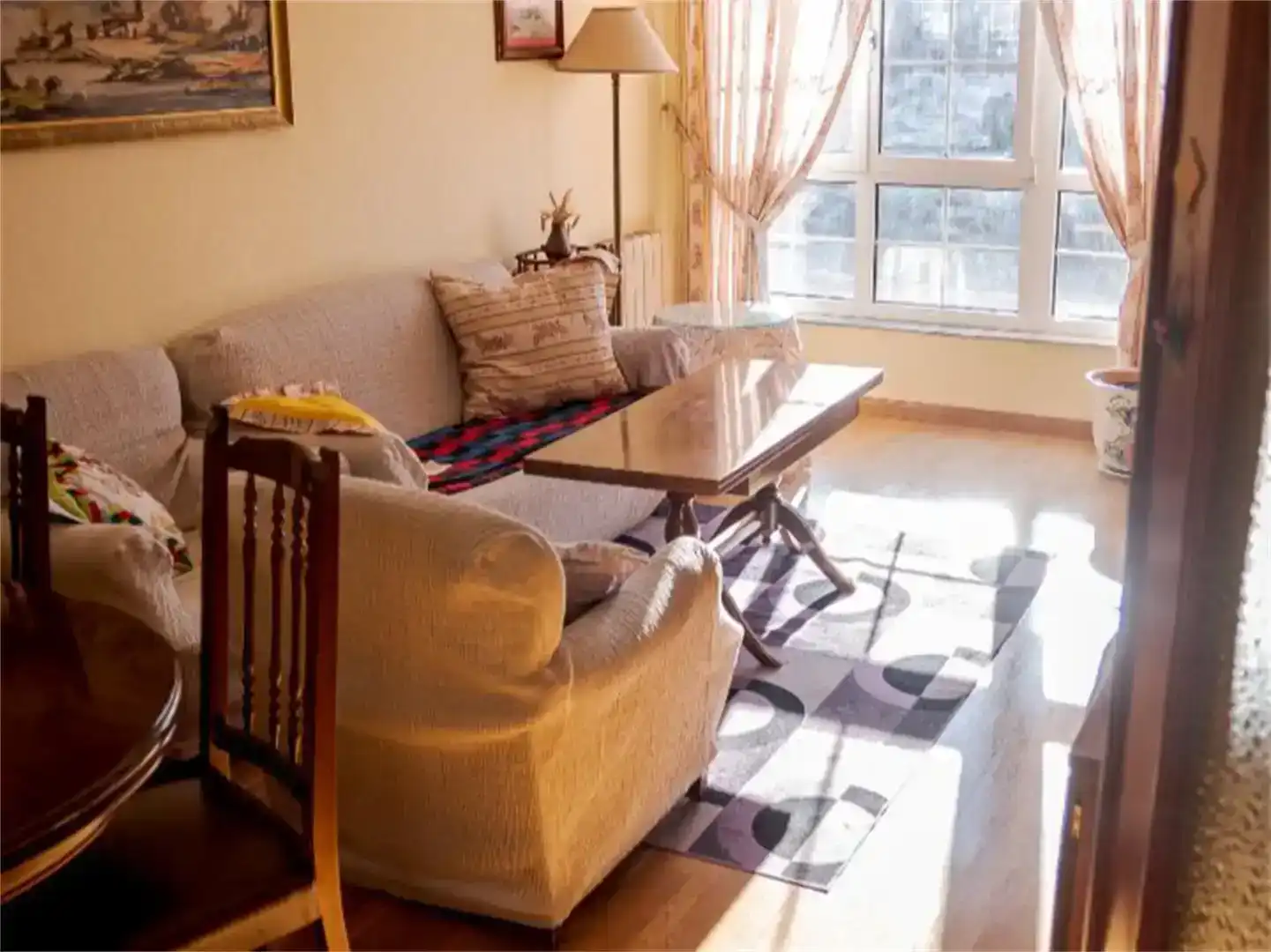 Sala de estar de Piso en venta en Cistierna con Parquet, Trastero y Horno