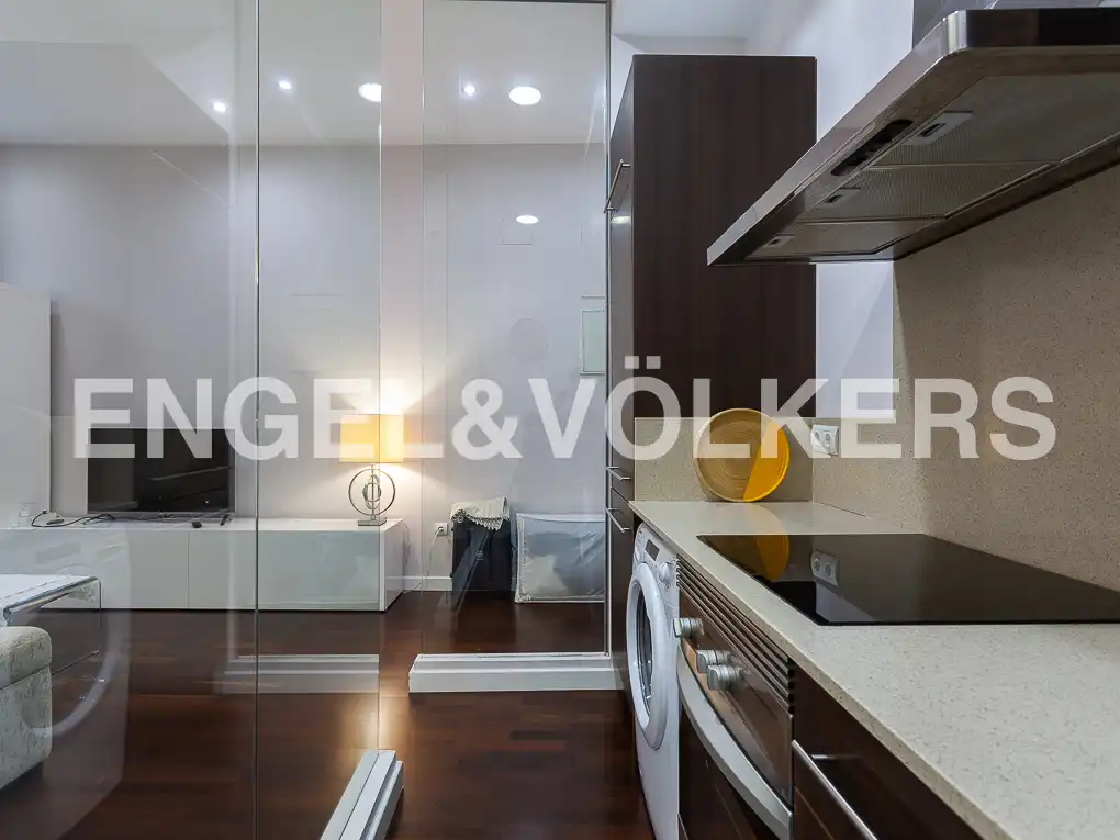 Cocina de Piso de alquiler en Valencia con Aire acondicionado, Calefacción y Parquet