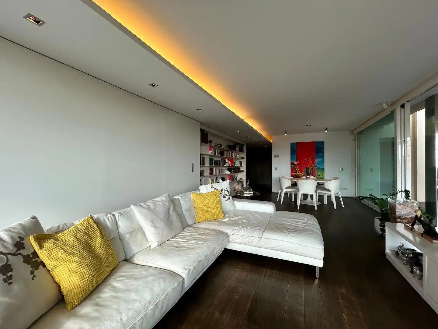 Sala d'estar de Apartament en venda en Calvià amb Aire condicionat, Calefacció i Jardí privat